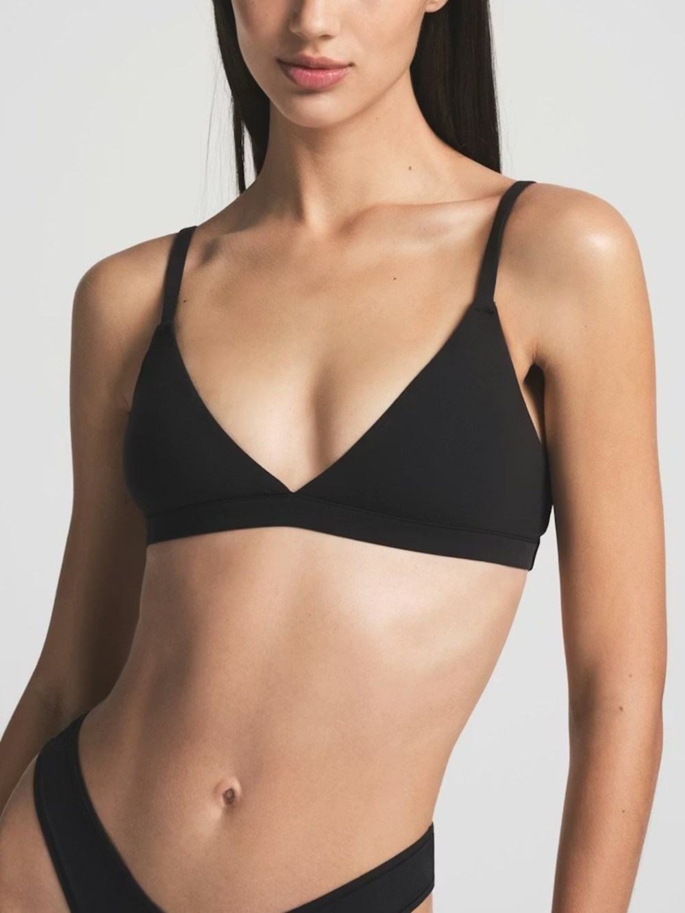 Skims - Onyx Triangle Bralette